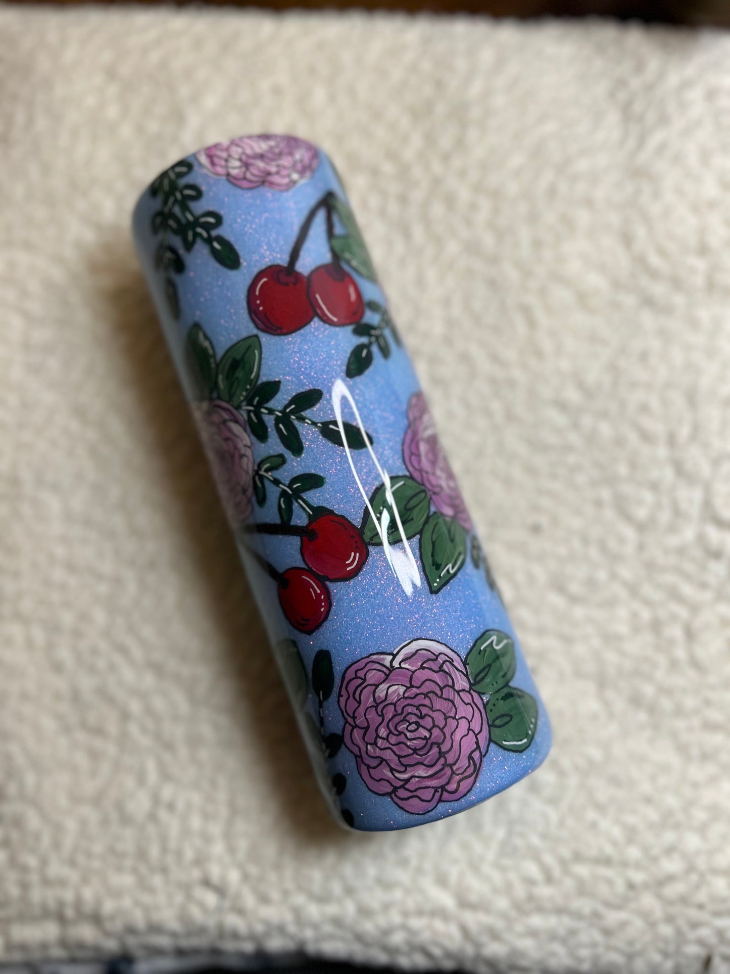Hand painted cherry