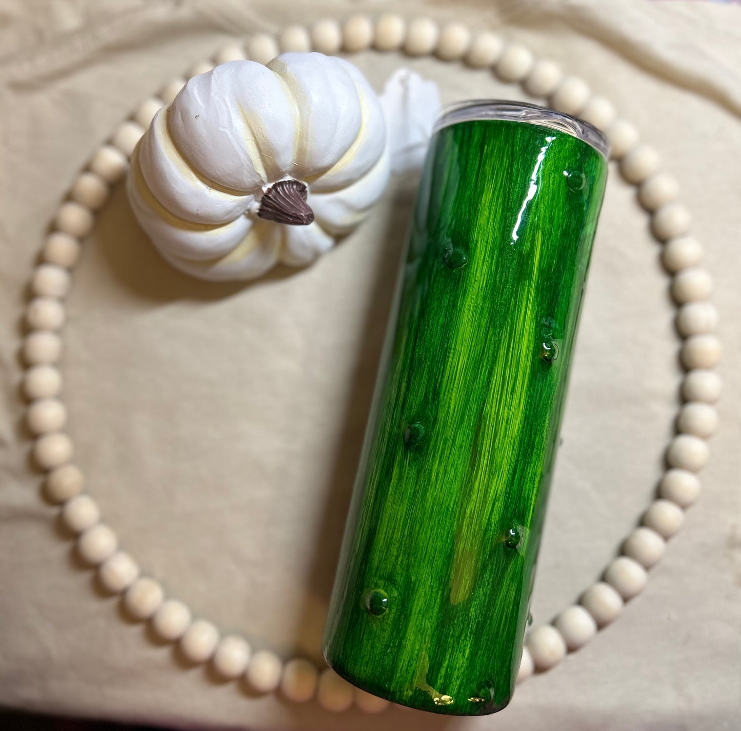 Pickle tumbler ( actually feel the knobs)