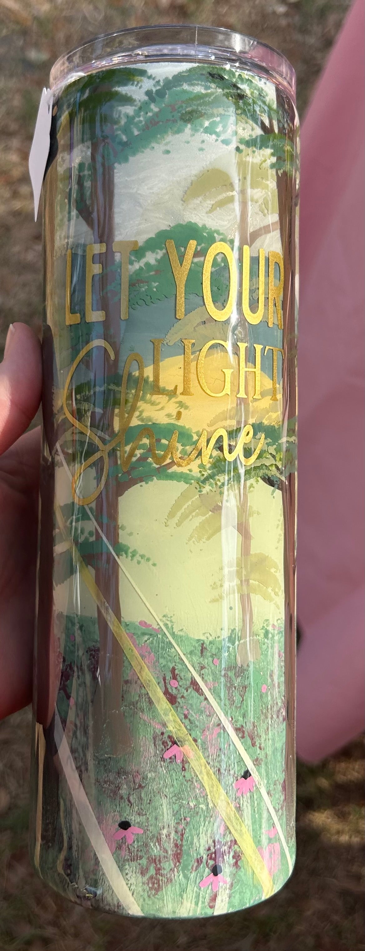 Hand painted forest
