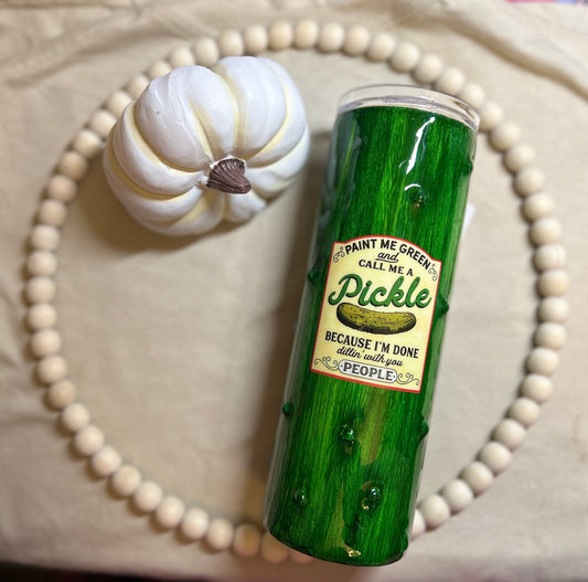 Pickle tumbler ( actually feel the knobs)