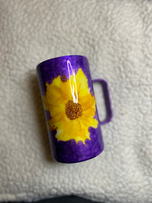 Sunflower ink drop