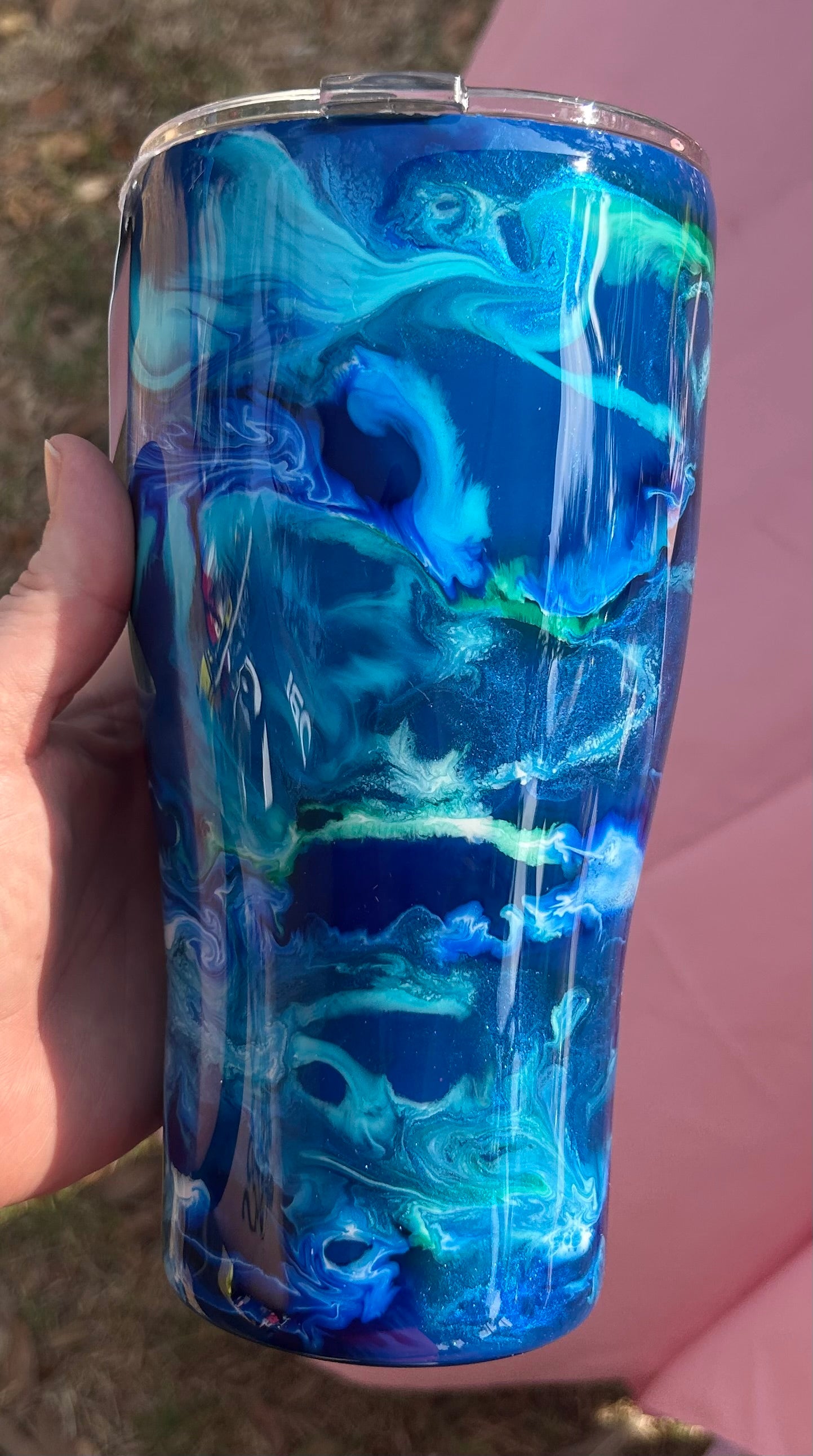 Bass ink swirl