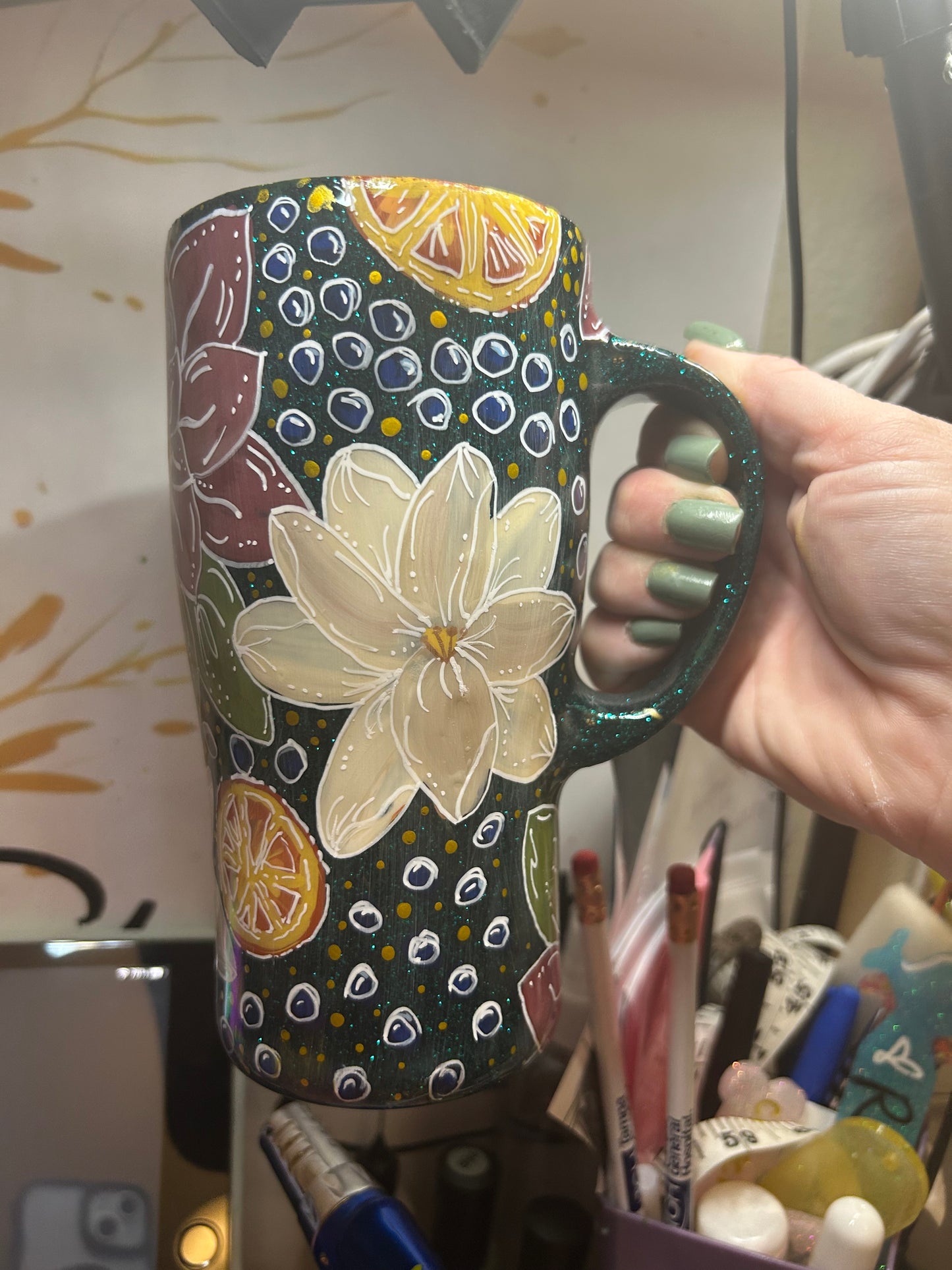 Hand painted Christmas