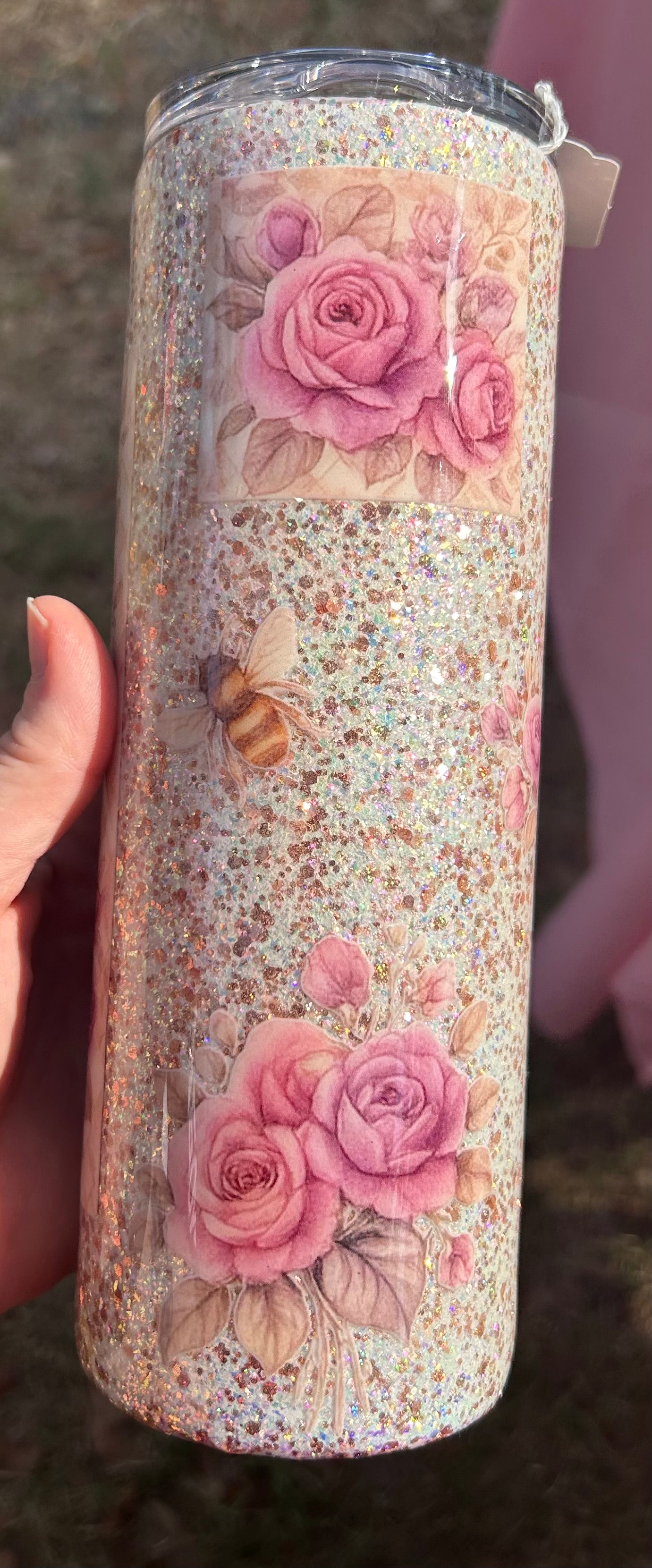 Floral bee vintage